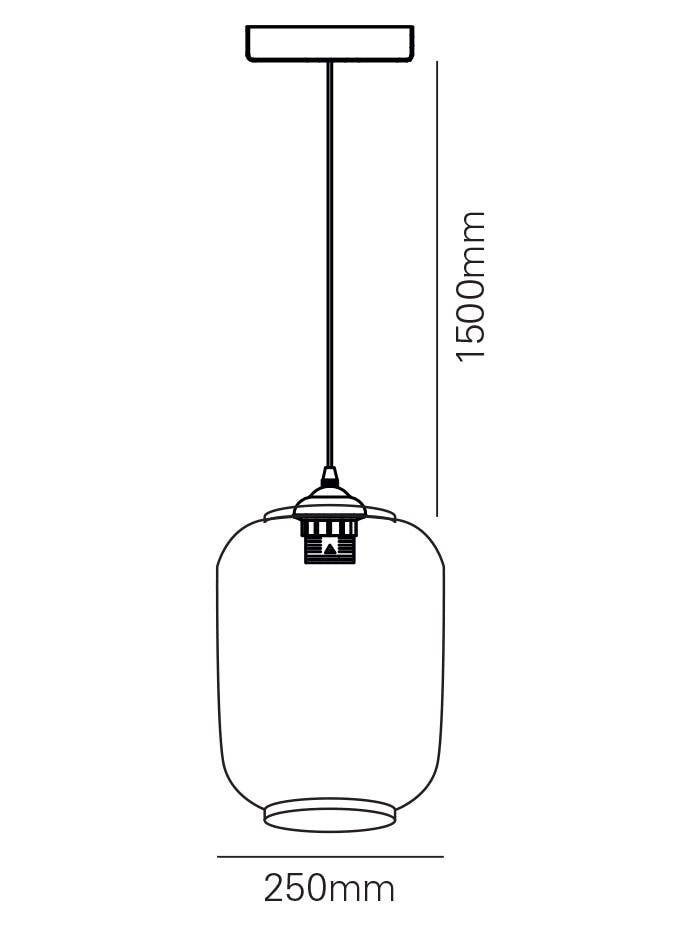 Cestino hanglamp d:25cm