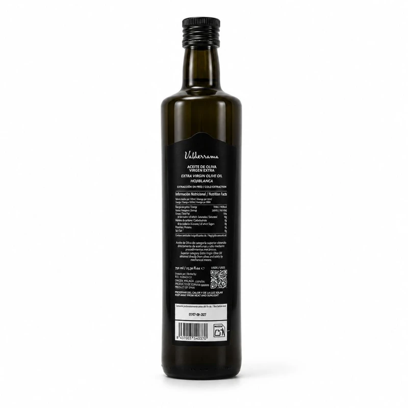 Valderrama Hojiblanca extra vierge olijfolie 750 ml exclusief voor Valk Exclusief.