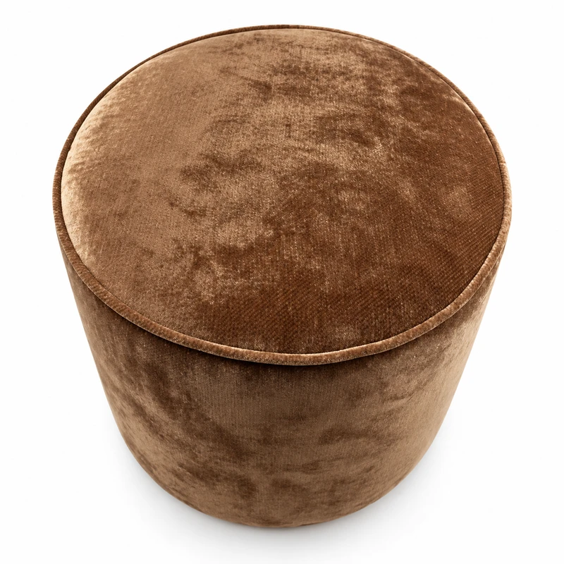 Poef Velore Bronze - Valk Exclusief hotelstijl