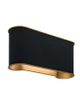 Hicks wide wandlamp zwart ontworpen door Maxine & Wim Hoopman