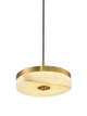 Ingria hanglamp 8W 3000K messing d:25cm dimbaar