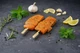 Gemarineerde Zalmfilet Spies met Franse Knoflook - Valkslagerij.nl