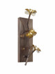 Hortense wandlamp 3-lichts brons ontworpen door Annet van Egmond