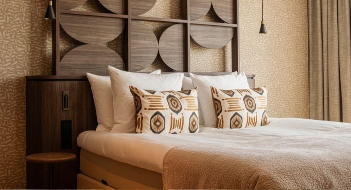Valk Exclusief x M line boxspring in Hotel Woerden