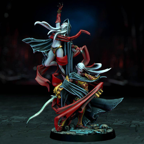 Rurik the Cruel & Saphania (from The Scarlet Tetrad)