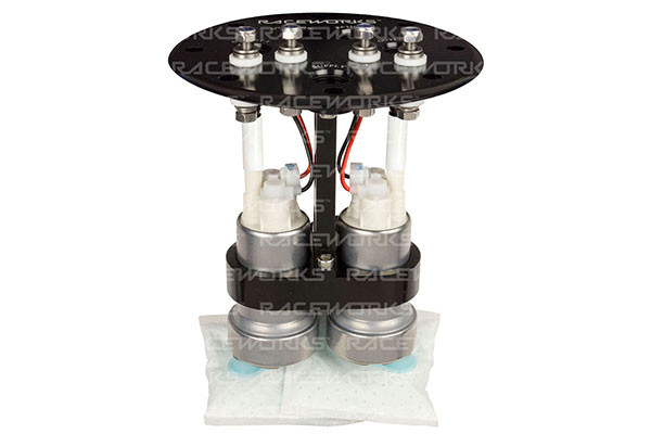Raceworks Single/Twin Fuel Pump Hanger Adjustable with twin Intank
