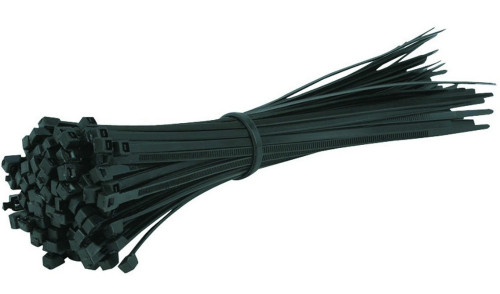 Black Cable Ties - Pack of 100.