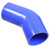 Silicone Hose 45 Degree Elbow Blue & Black