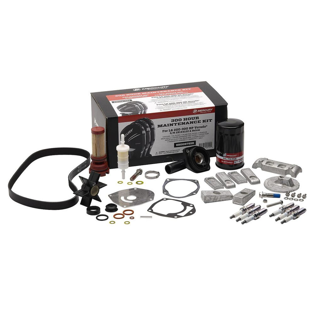 maruwai.floor① 300 HOUR SERVICE KIT FOR 200-300HP L6 VERADO MOTORS 2B144122