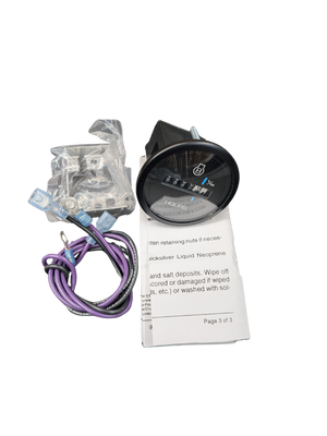 GAUGE, CRUISELOG, BLACK FACE, BLUE GRADUATIONS, BLACK BEZEL