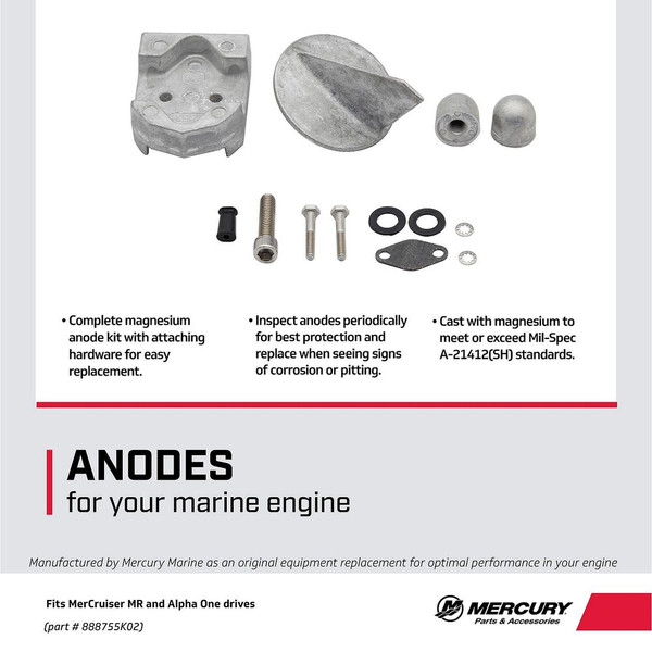 MAGNESIUM ANODE KIT     888755K02
