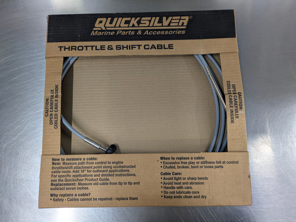 17 FT G2 THROTTLE AND SHIFT CABLE     8M0082540