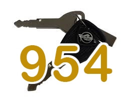 4 POSITION MERCURY IGNITION KEY 954     896919954