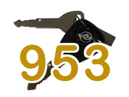 4 POSITION MERCURY IGNITION KEY 953     896919953