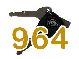 4 POSITION MERCURY IGNITION KEY 964     896919964