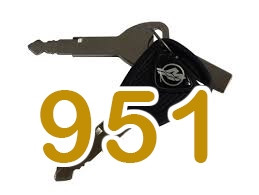 4 POSITION MERCURY IGNITION KEY 951     896919951