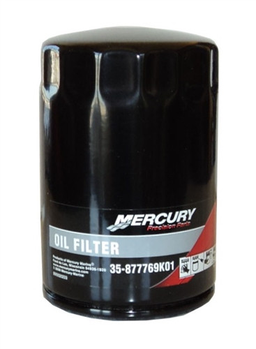 MERCURY OIL FILTER FOR L6 200, 225, 250, 275, 300, 350 AND 400 HP  VERADO ENGINES     877769K01