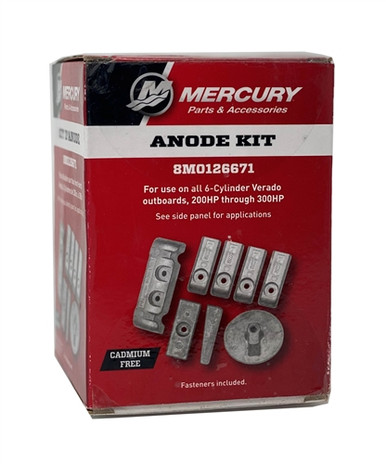 ALUMINUM ANODE KIT 8M0126671 - SIM MERCURY