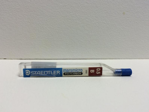 Staedtler Marsmicro Polycarbon Pencil LEAD 0.5mm B 12-Pieces