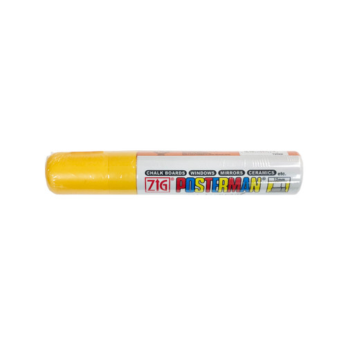 ZIG Posterman 15mm Felt Nib Refillable Water-based Paint Marker Yellow
