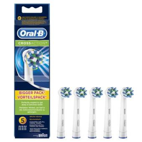 Cepillo dental eléctrico recambio oral b cross a 5 cabezales