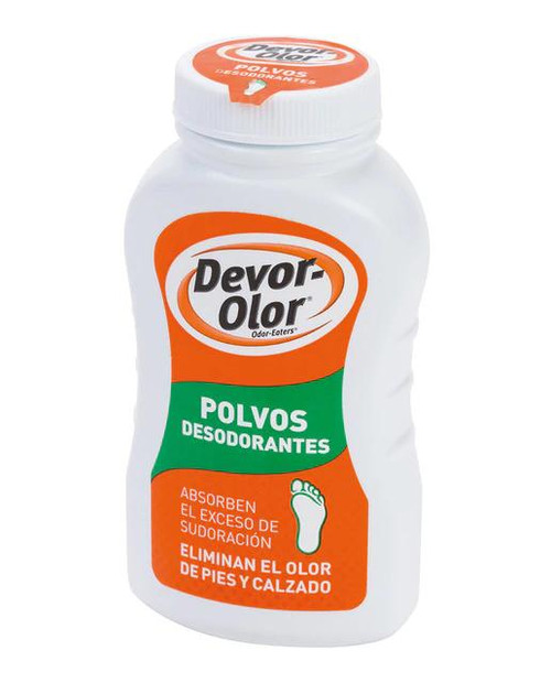 Devor-olor polvos desodorantes de pies/calzado
