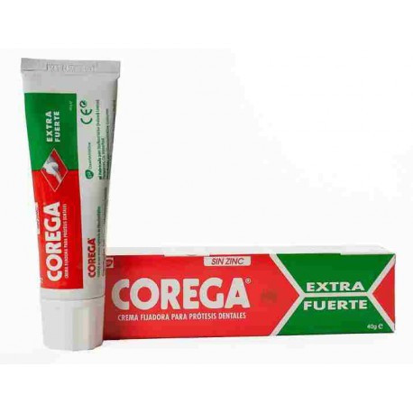 Corega ultra crema extra fuerte adhesivo prótesis dental 40 g