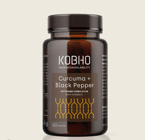 KOBHO CURCUMA + BLACK PEPPER 60 CAPS