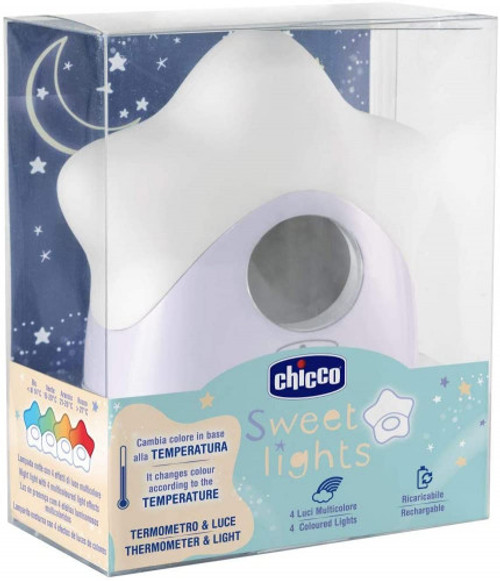 ChiCCo luz nocturna estrella con termómetro