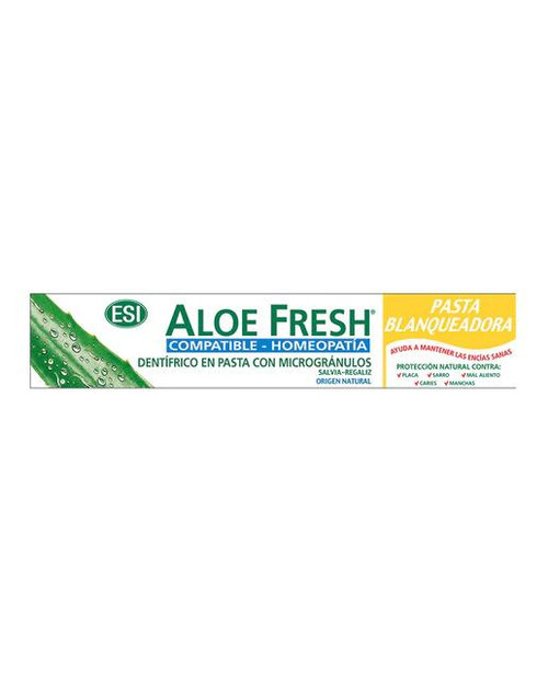 Pasta dentífrica blanqueadora aloe fresh esi