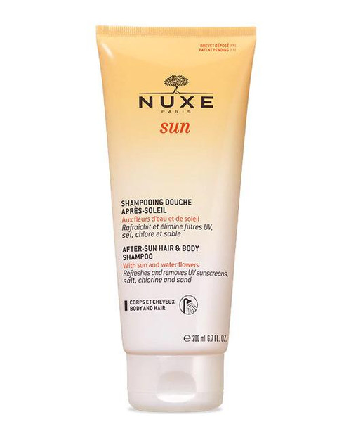 Champú de ducha after sun para cuerpo y cabello nuxe sun
