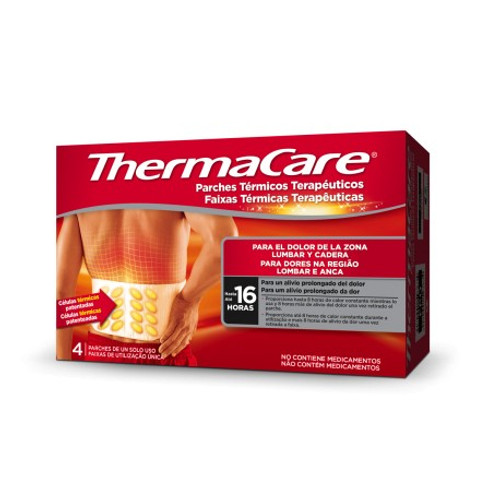 Thermacare parches lumbar/cadera 4 unidades