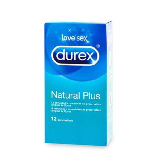 Durex natural plus 12 unidades