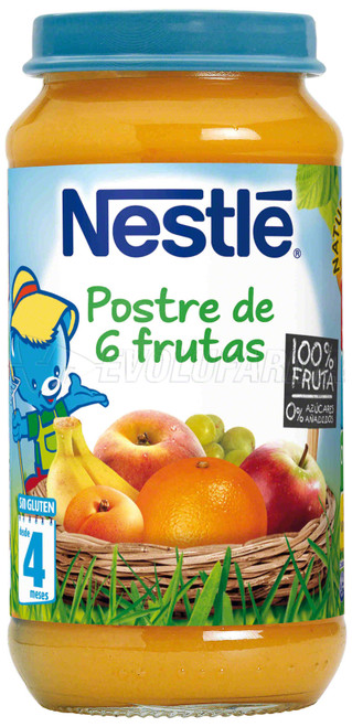 Nestlé. tarrito de 6 frutas. tarro de 250 g.