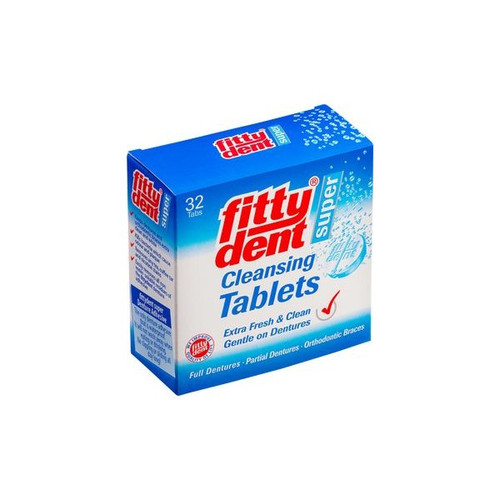 Fittydent super comprimidos limpiadores 32 UDS