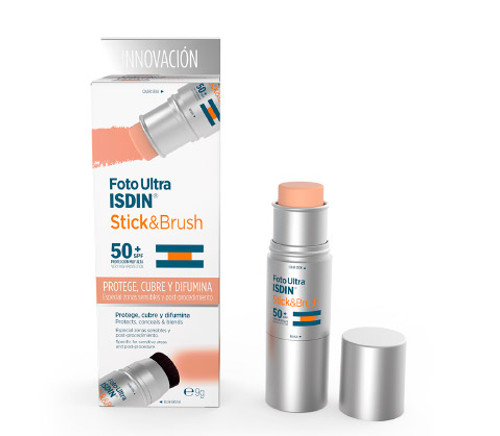 Isdin fotoultra stick&brush SPF 50 + 7 g