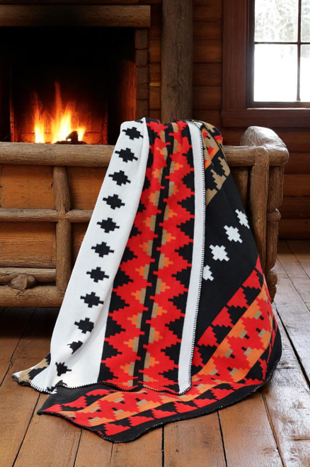 Saguaro Reversible Jacquard Twin Blanket