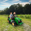 12v Official John Deere Dual-Force 2 Seat Ride on Tractor 2 kids