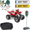 330W 12v Peg Perego Polaris Outlaw Red Quad Bike Role Play Bundle Kit 330W 12v Peg Perego Polaris Outlaw Red Quad Bike Role Play Bundle Kit