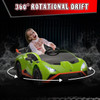 Kids 12v Green Drift Lamborghini Huracan STO V10 Ride-On Car
