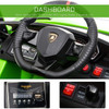 Kids Green Lamborghini Aventador SVJ 12v Official Wide Seat Car