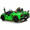 24V 2 Seat Ride on Licensed  Green Lamborghini SVJ inc Scissor Doors & Remote 24V 2 Seat Ride on Licensed  Green Lamborghini SVJ inc Scissor Doors & Remote