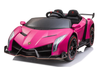 Pink Girls Lamborghini 24v 4WD EVA Tyres & Leather Seat
