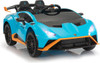 Kids  12v Blue Drifting Lamborghini Huracan STO V10 Sit-in Car
