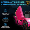 12v Girls Pink Lamborghini Veneno Ride in Sports Car & Remote 12v Girls Pink Lamborghini Veneno Ride in Sports Car & Remote