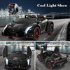 2 Seater Black Licensed Lamborghini  Ride On Sports Car for Kids