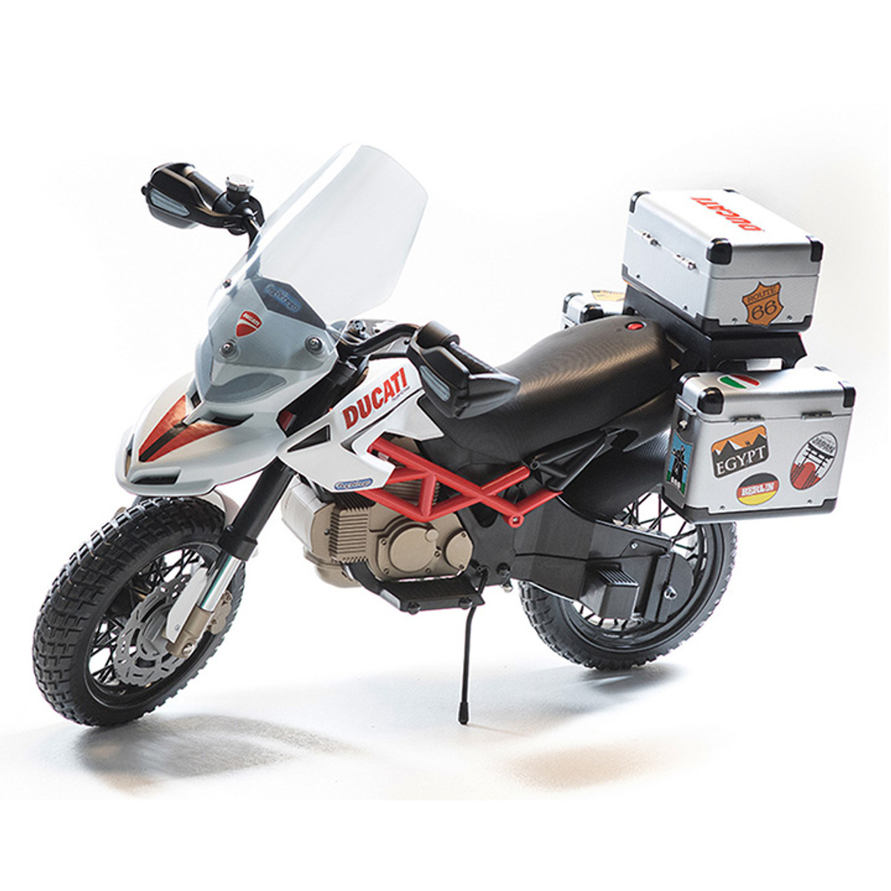 Kids 12v Ducati Hypercross Adventure Ride On Bike - Italian Battery Toys