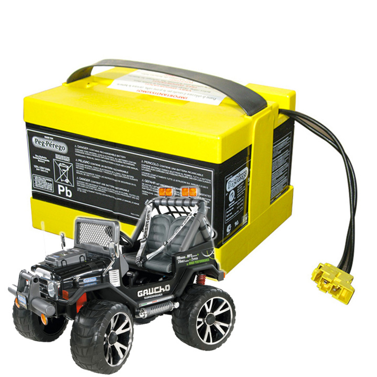 peg perego power wheels battery