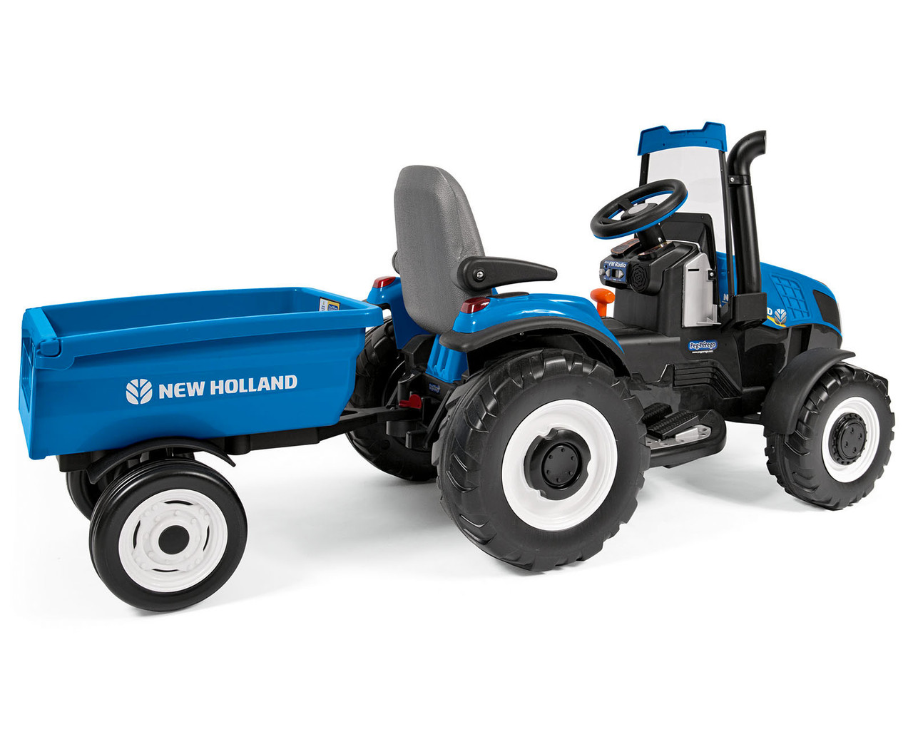 peg perego blue tractor