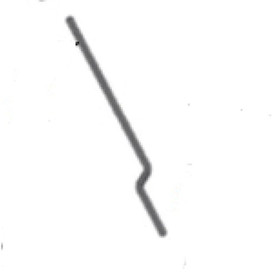 Replacement Steering Rod for Peg Perego John Deere Ground Force and John Deere Power Pull - SOTF0128L30